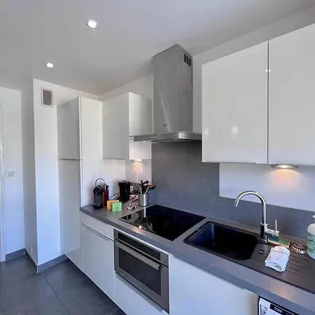 Apartment Le Pinede - 4 Prs- Parking - Clim - 500m Plages Antibes